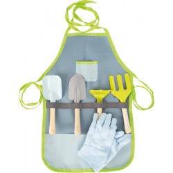 Tablier de jardin avec outils de jardin