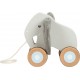 Eléphant à tirer avec oreilles crépitantes