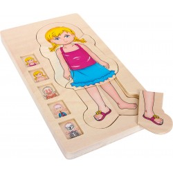 Puzzle Anatomie Fille