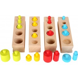 Emboitements Cylindriques type Montessori Lot de 4